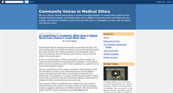 Desktop Screenshot of medicalethicsandme.org